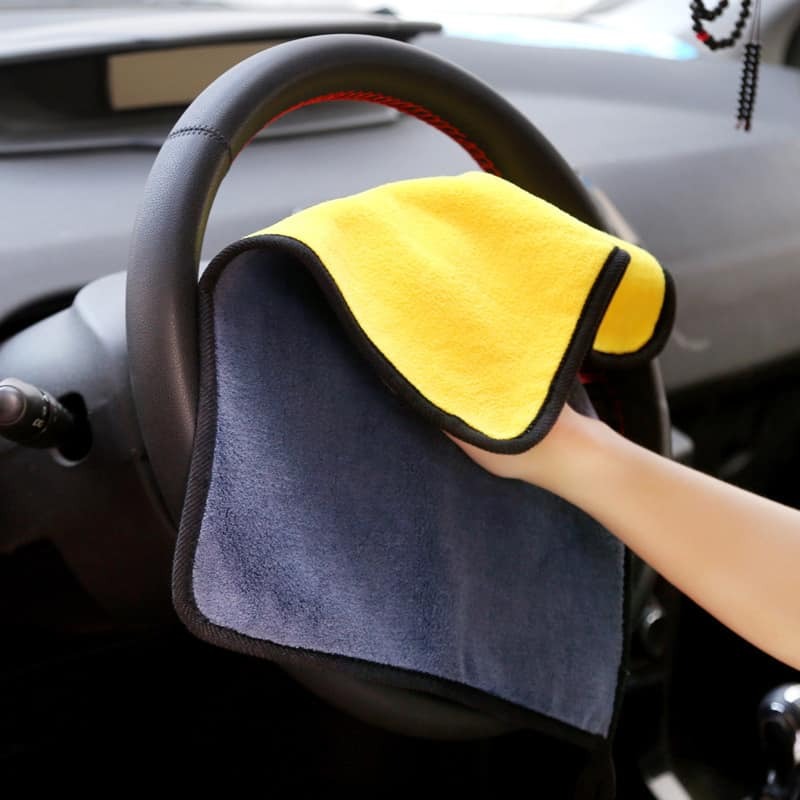 Double Side Microfiber Car Cleaning Cloth
