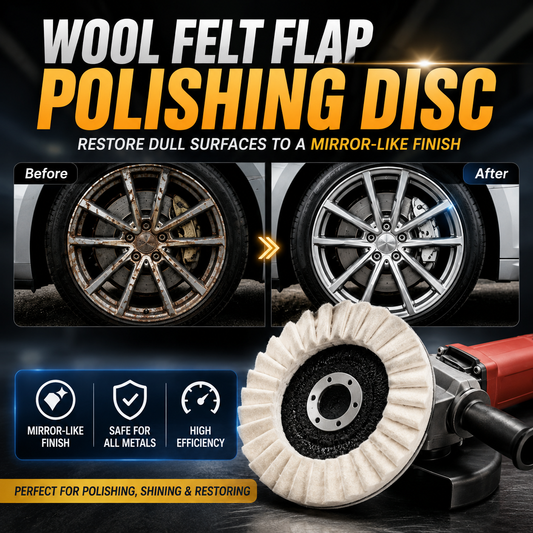 🔥SAVE UP TO 60% OFF🔥✨Wool Felt Flap Polishing Disc -  Achieve A Mirror Finish