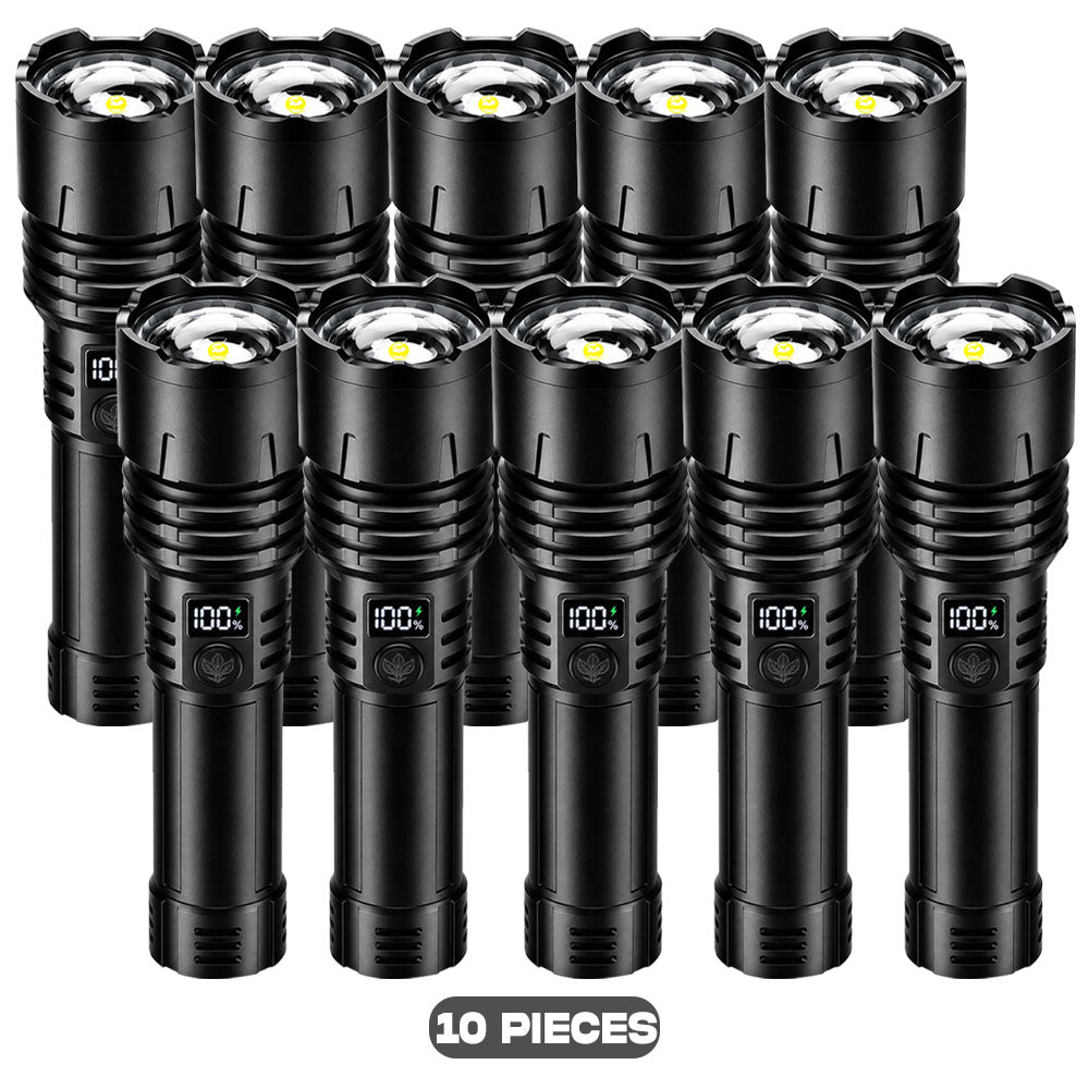 🔥EXCLUSIVE OFFER 70% OFF + 🎁 2026 NEW Super Bright Ultimate Tactical Survival Flashlight · 2M+ SOLD · 80X Brightness ·120H Runtime · Military-Grade COB LEDs Tech