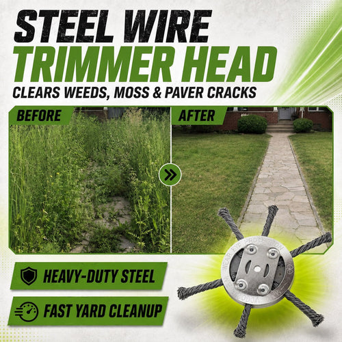 🔥BEST DEAL 60% OFF🔥 Steel Wire Brush Cutter Trimmer Head