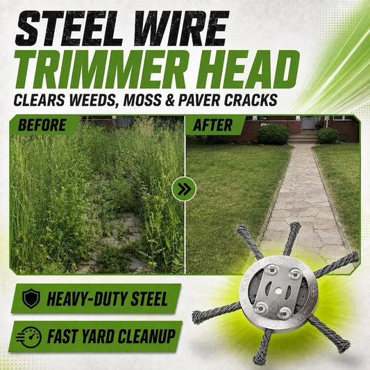 🔥BEST DEAL 60% OFF🔥 Steel Wire Brush Cutter Trimmer Head