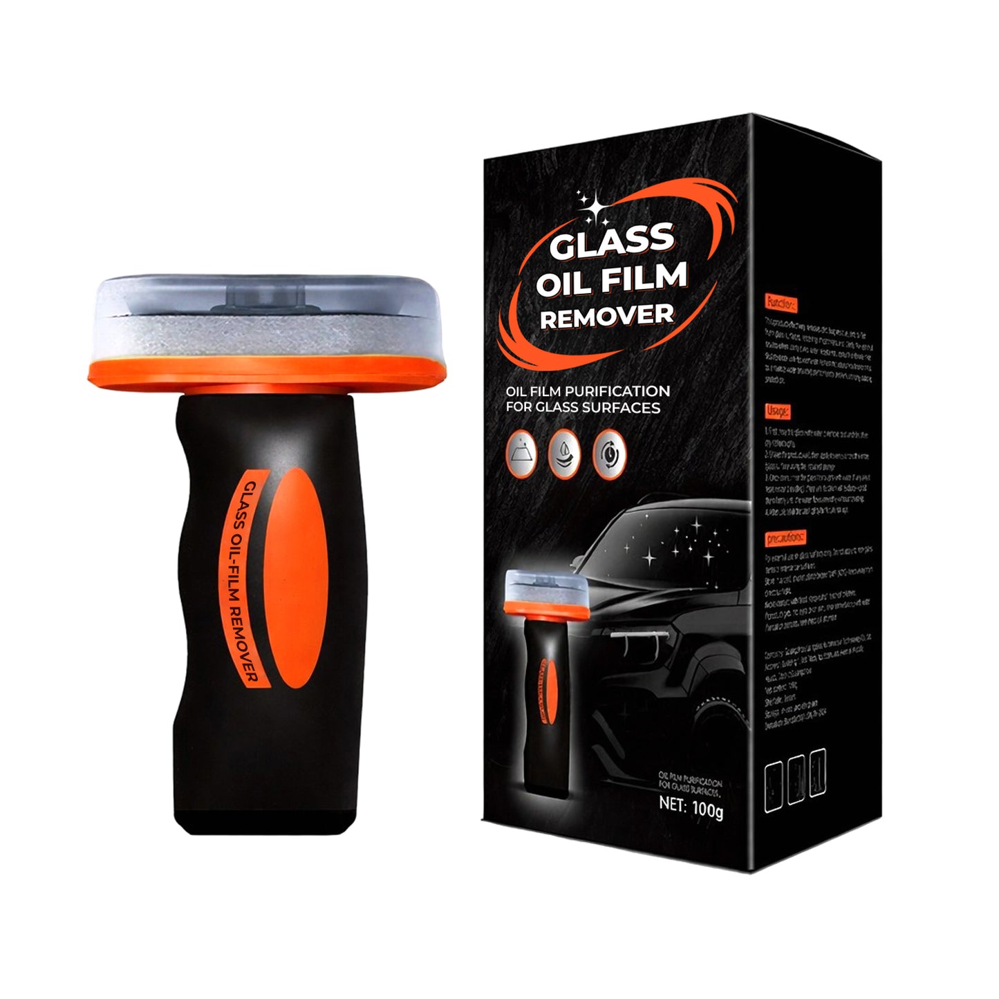 🔥 Glass Oil-Film Remover 🚘-CRYSTAL CLEAR VISION IN SECONDS