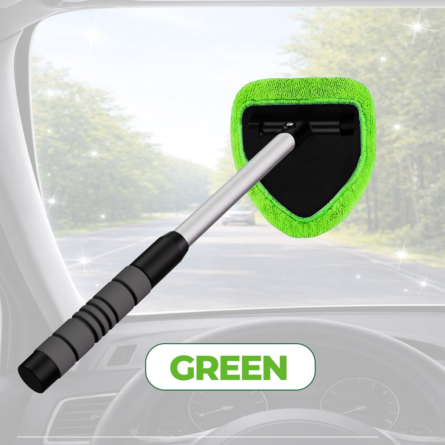 Automotive Glass Cleaning and Defogging Brush