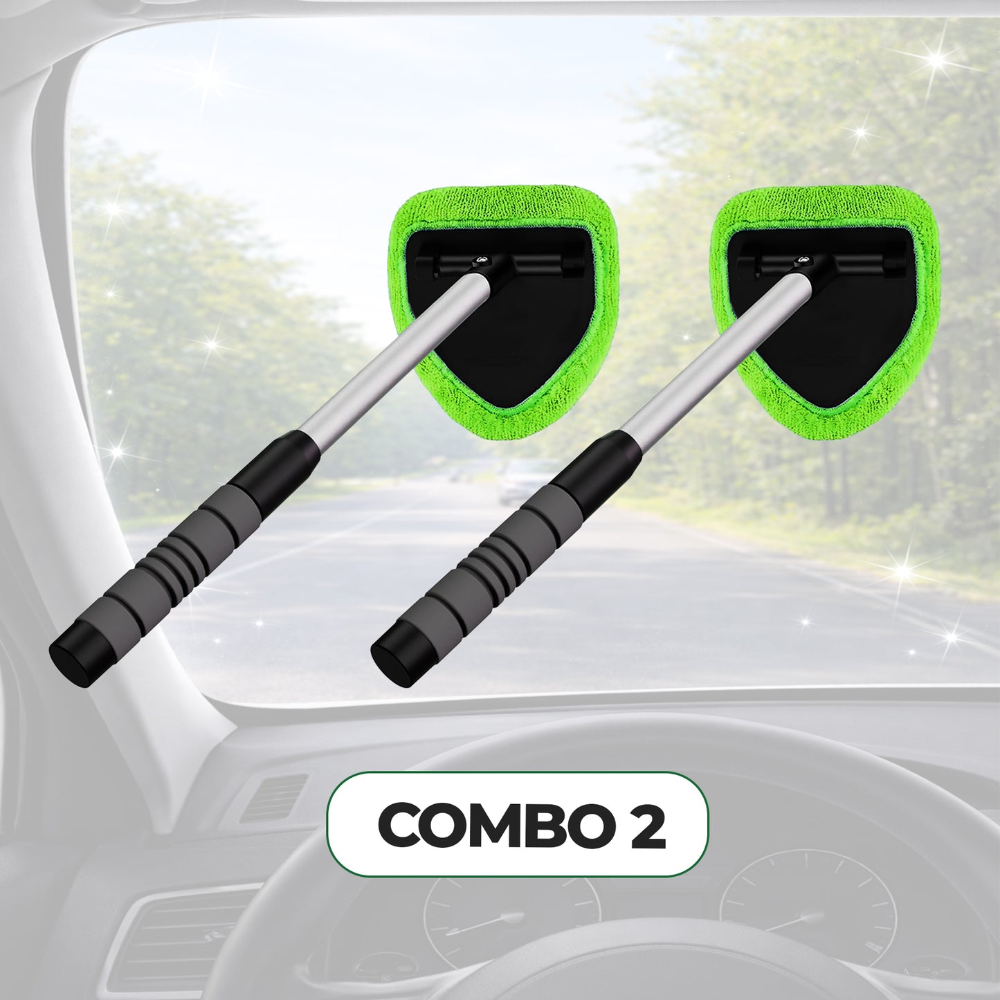 Automotive Glass Cleaning and Defogging Brush