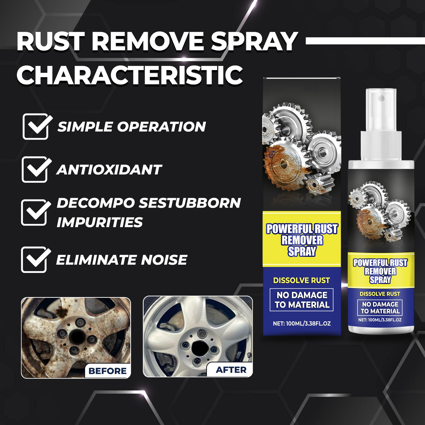 🔥 LAST CHANCE 60% OFF 🔥 Powerful Rust Remover Spray