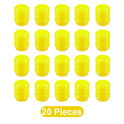 Last Day Promotion 60% OFF⏰ Glow-in-the-Dark Tire Valve Stem Caps｜Suck Light by Day, Glow by Night
