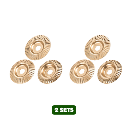 🥳2026 HOT SALE 🔥 50K+ SOLD!⚙️Angle Grinder Wood Shaping Disc - Super sharp, fast cutting. Fits standard grinder, removes wood easily. A workshop hero! 🔥✨