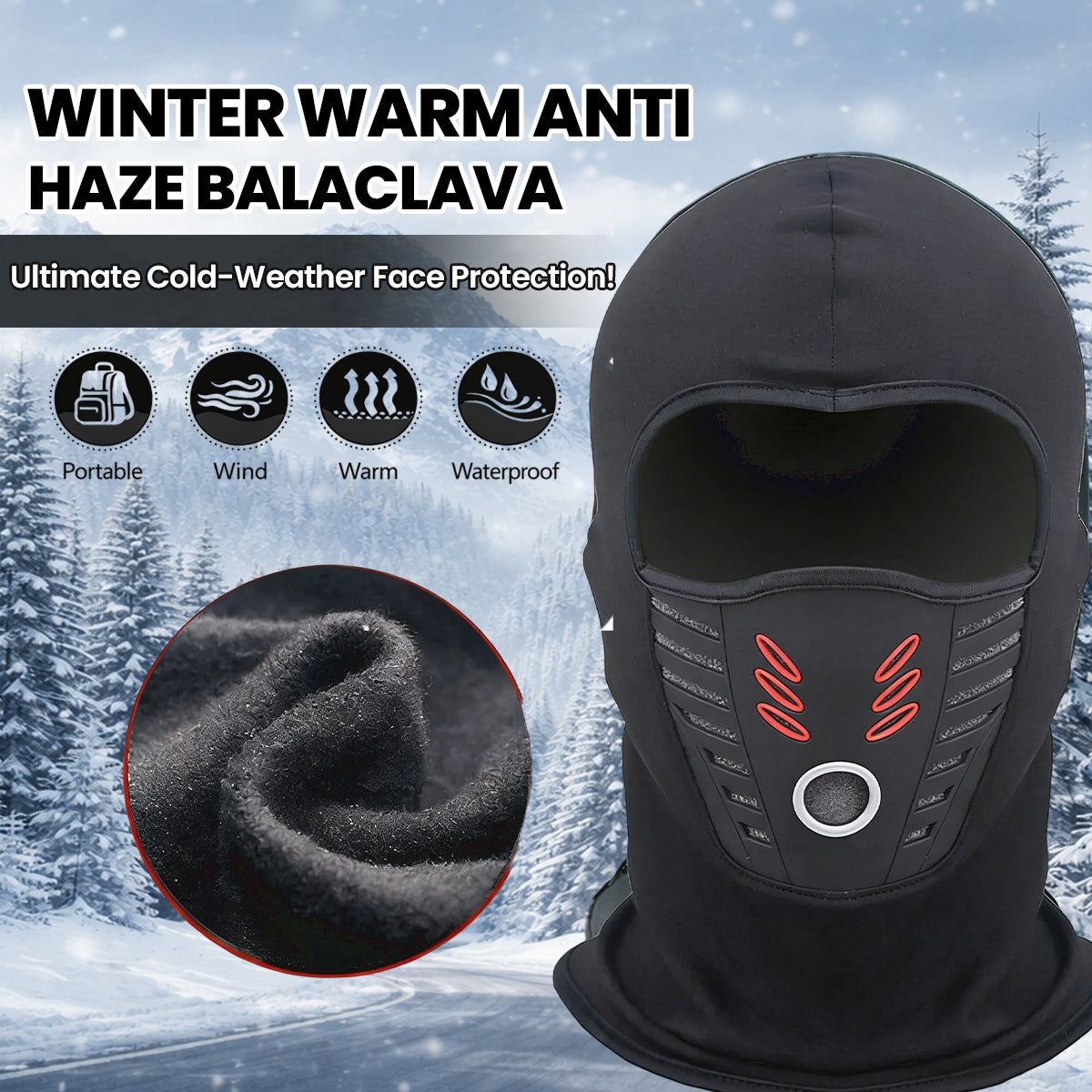 ❄️ Winter Warm Anti-Haze Balaclava 🔥 EXTREME COLD PROTECTION