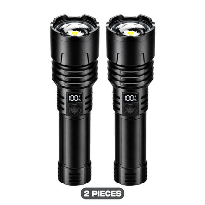 🔥EXCLUSIVE OFFER 70% OFF + 🎁 2026 NEW Super Bright Ultimate Tactical Survival Flashlight · 2M+ SOLD · 80X Brightness ·120H Runtime · Military-Grade COB LEDs Tech