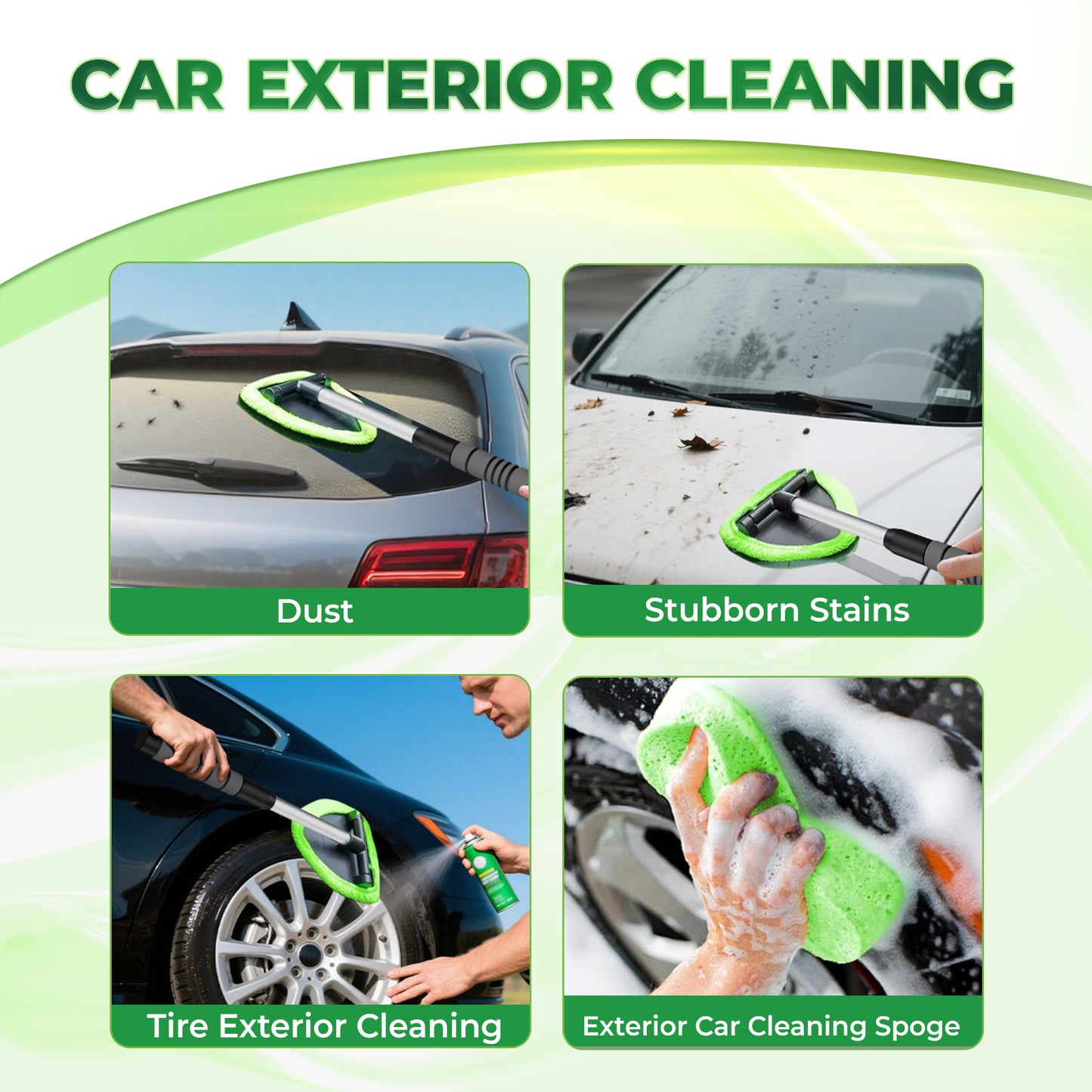 Automotive Glass Cleaning and Defogging Brush