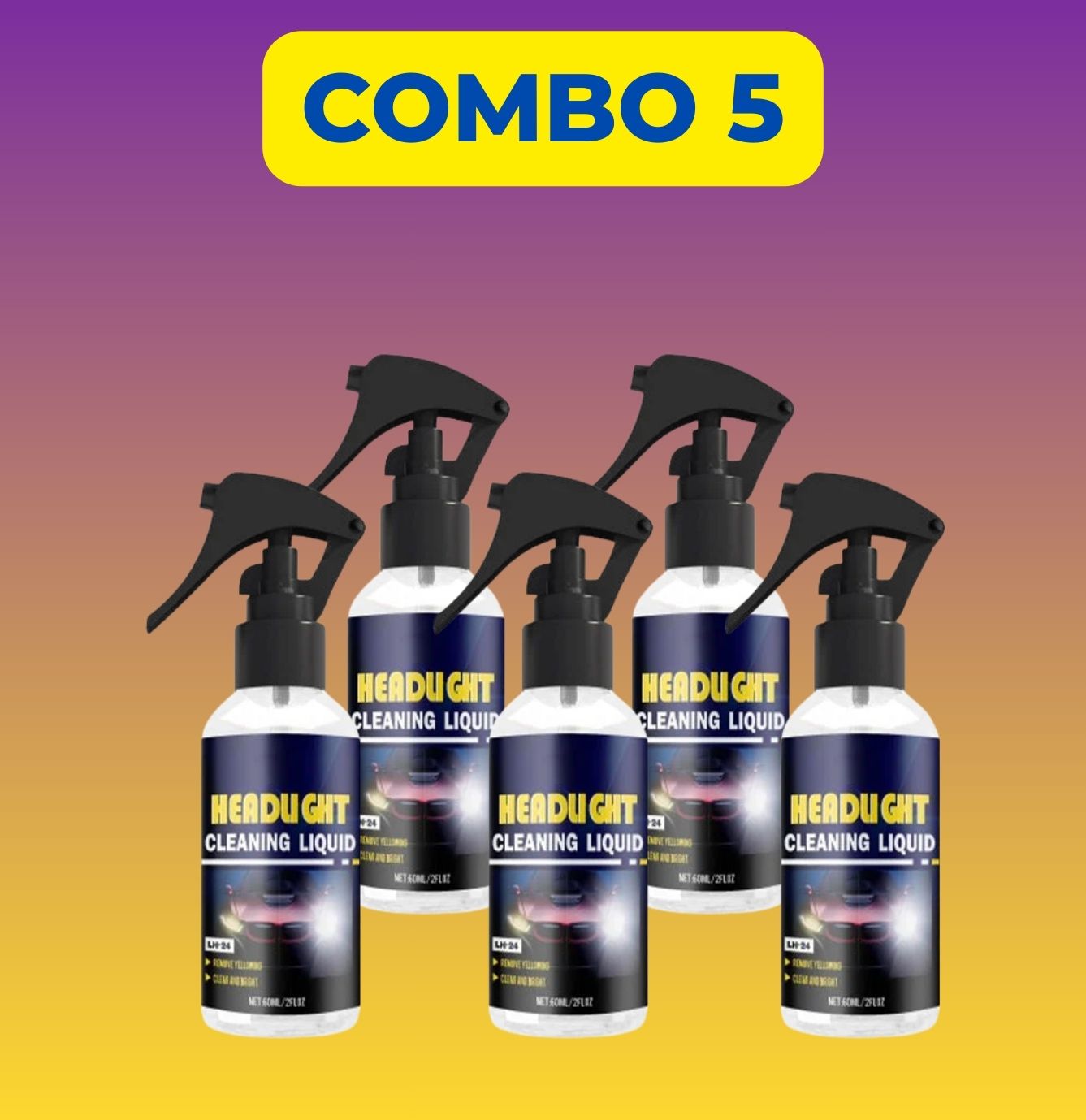 Car Headlight Cleaning Spray US