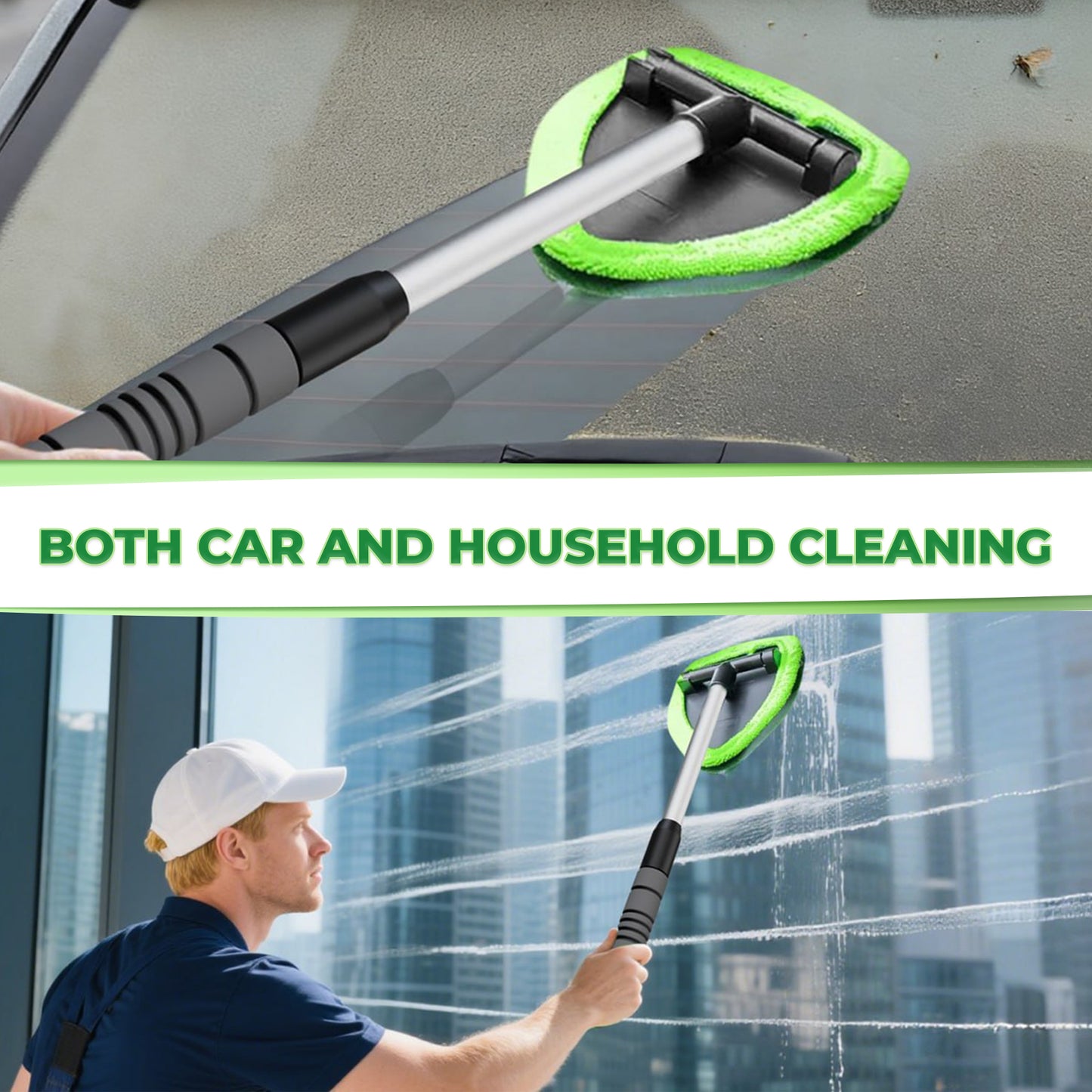 Automotive Glass Cleaning and Defogging Brush
