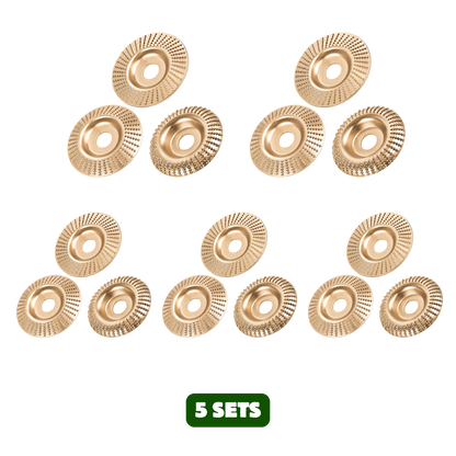 🥳2026 HOT SALE 🔥 50K+ SOLD!⚙️Angle Grinder Wood Shaping Disc - Super sharp, fast cutting. Fits standard grinder, removes wood easily. A workshop hero! 🔥✨