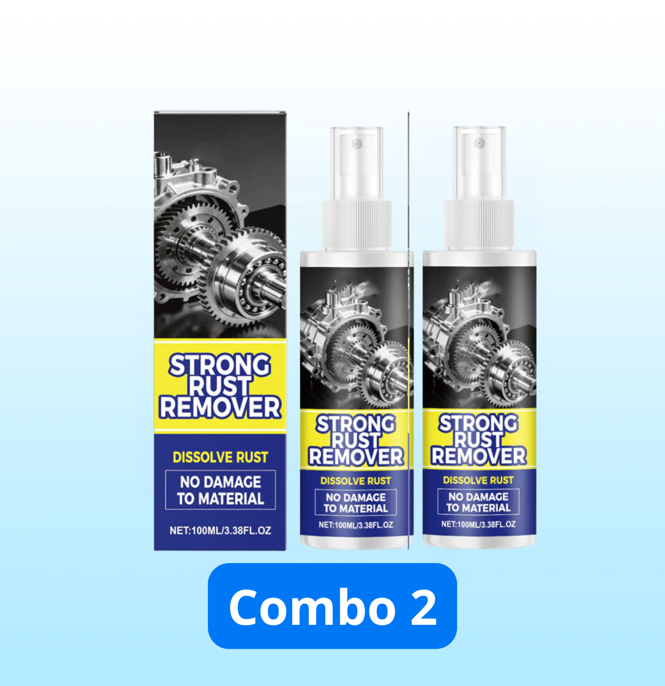 Powerful Rust Remover Spray For Cars (Upsell)