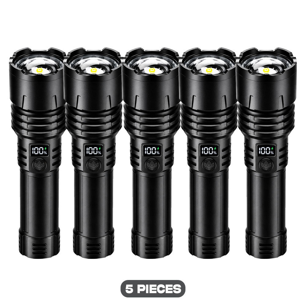 🔥EXCLUSIVE OFFER 70% OFF + 🎁 2026 NEW Super Bright Ultimate Tactical Survival Flashlight · 2M+ SOLD · 80X Brightness ·120H Runtime · Military-Grade COB LEDs Tech