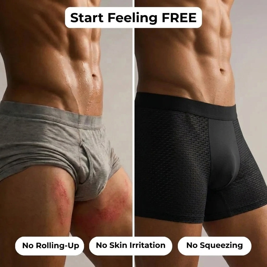 The Second-Skin Bamboo Boxer - Cool, Soft, Unnoticeable