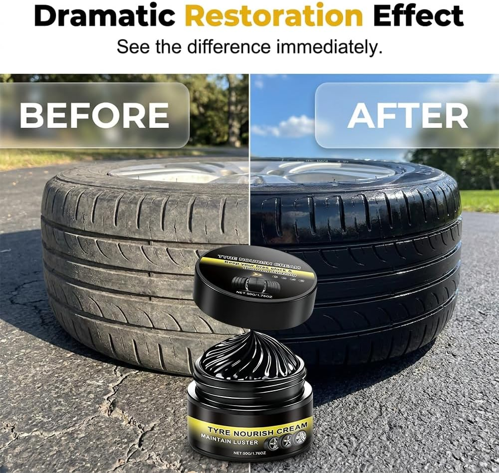 💥SALE 50% OFF💥Ultimate Tire Nourish Cream - Showroom New Tire Shine & Lasts Up to 4x Longer
