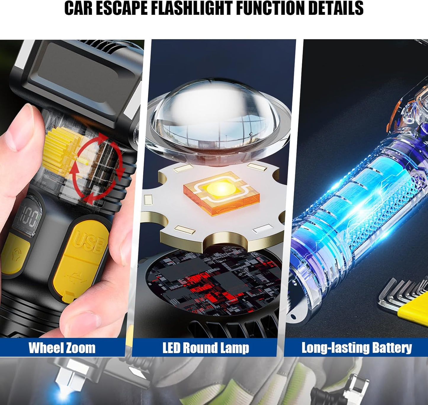 Car Emergency Safety Hammer