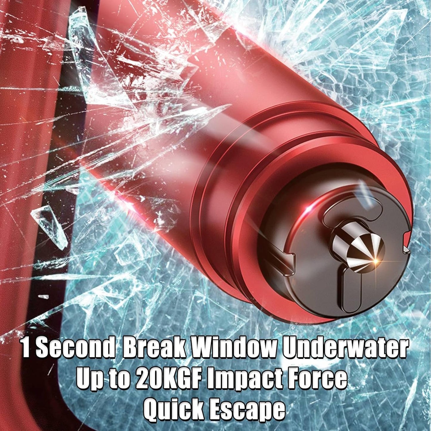 Car Window Breaker and Seatbelt Cutter Tool
