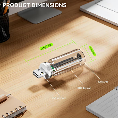 Touch Dimming USB Night Light Bulb
