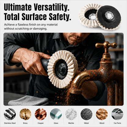 🔥LAST DAY 60% OFF🔥✨Wool Felt Flap Polishing Disc -  Achieve A Mirror Finish
