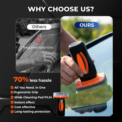 🔥 Glass Oil-Film Remover 🚘-CRYSTAL CLEAR VISION IN SECONDS