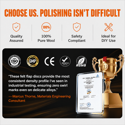 🔥LAST DAY 60% OFF🔥✨Wool Felt Flap Polishing Disc -  Achieve A Mirror Finish
