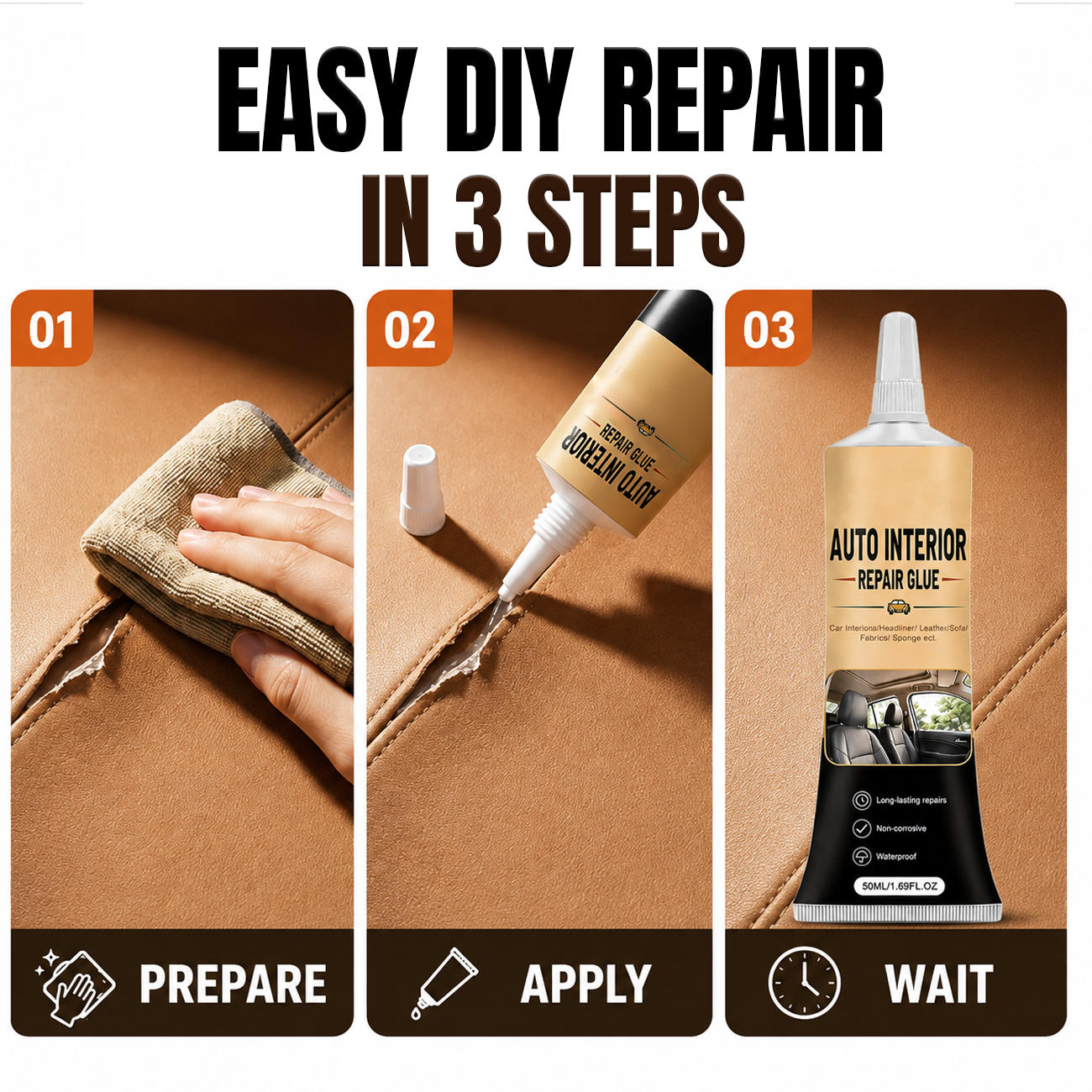 Waterproof Auto Interior Repair Glue