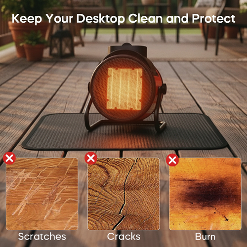 Heat Resistant Floor Mat for Portable Heater US