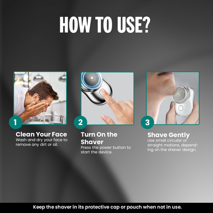 Mini-Shave Portable Electric Shaver