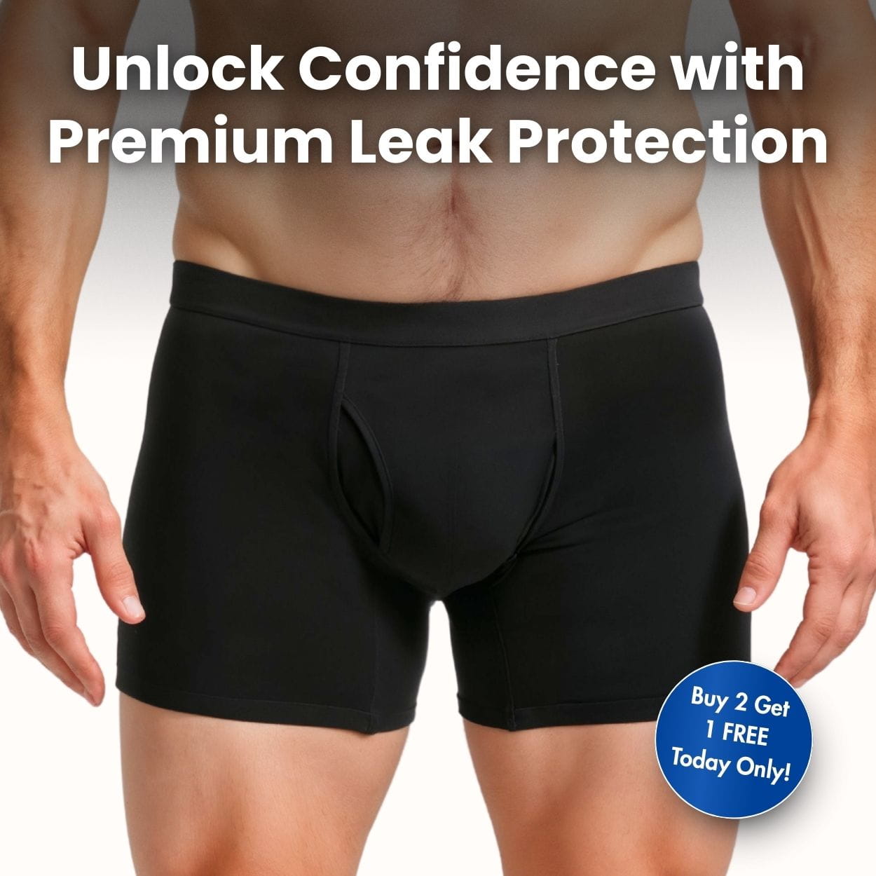EXCLUSIVE 70% OFF + FREE GIFT 🔥 2026 UPGRADED Leakproof Boxer Briefs
