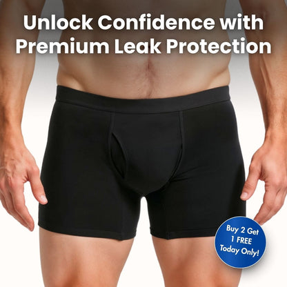 EXCLUSIVE 70% OFF + FREE GIFT 🔥 2026 UPGRADED Leakproof Boxer Briefs