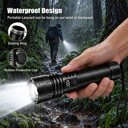 🔥EXCLUSIVE 70% OFF + 🎁 2026 EDITION Super Bright Ultimate Tactical Survival Flashlight · 3M+ Sold Worldwide ️🏆 · 80X Brightness · 120H Runtime · Advanced Military COB LEDs