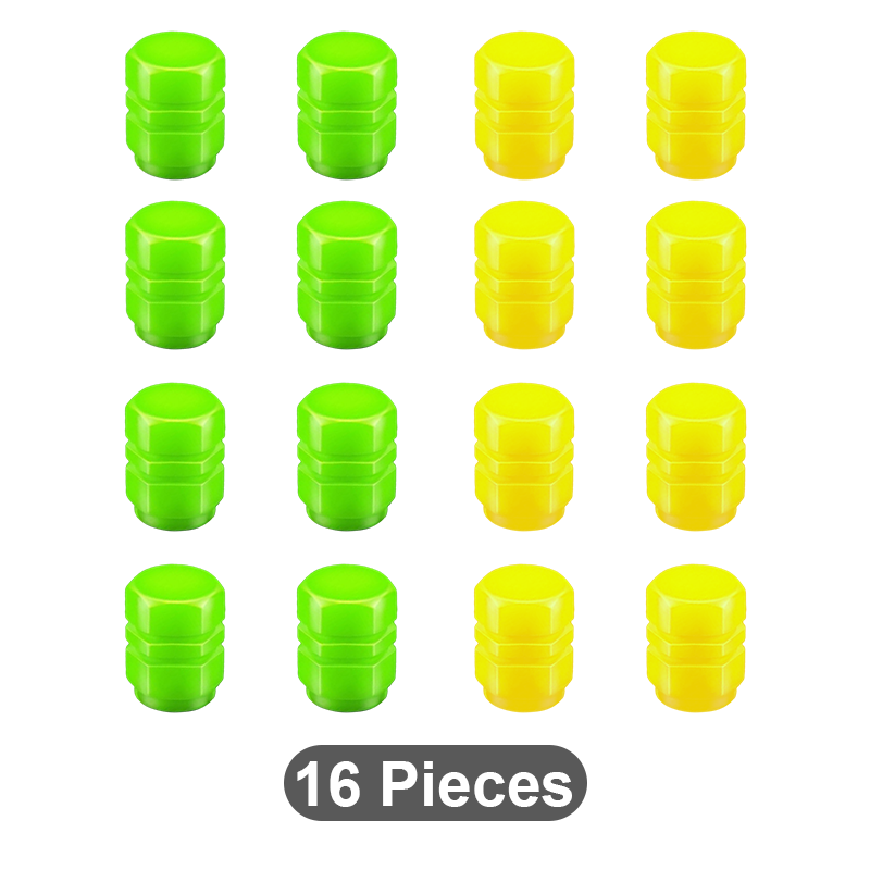 Glow-in-the-Dark Tire Valve Stem Caps