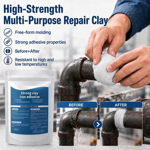 ✨2026 HOT SALE 60% OFF🔥High-Strength Multi-Purpose Repair Clay - Fill Cracks, Rebuild Damage, Repair More Around Your Home.