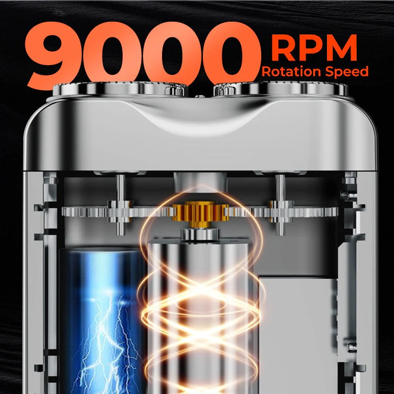 ⏰Last Day Promotion 70% OFF + FREE SHIPPING 🔥 Men's Portable Mini Rotary Electric Shaver