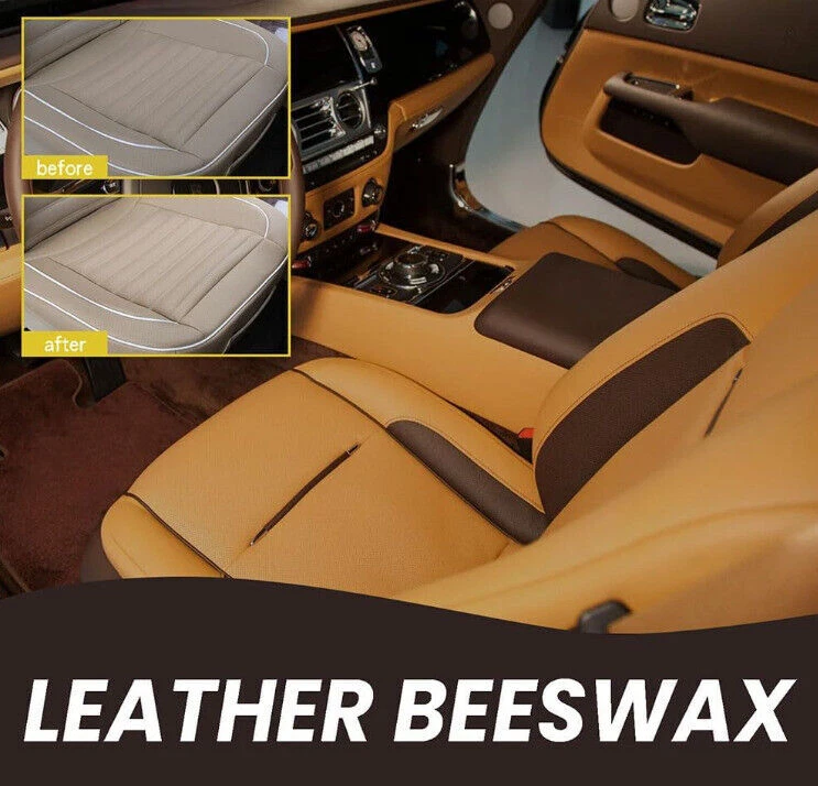 Leather Seat Cleaning & Protection Wax
