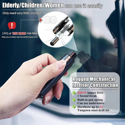 Car Window Breaker and Seatbelt Cutter Tool