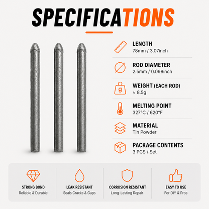Low-Temperature Universal Welding Rod