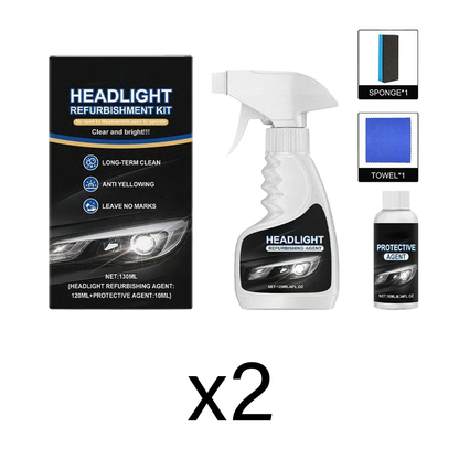 ⏰Last Day Promotion 60% OFF + FREE SHIPPING 🔥🚘 Headlight Restoration Kit - Restores Clarity in Just 9 Minutes — No Tools Needed
